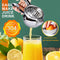 TEZZ Upgrated Extra Large Lemon Squeezer, Heavy Duty Handhelp Orange Juicer with 3.47'' extra big Filter Bowl, Stainless Steel Hand Press Citrus J...