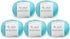 5 Ball%100 Mercerized La Mia XL Mercerized Cotton Total 8.8 Oz. Each 1.76 Oz (50g) / 103 Yrds (95m) Super Soft, Medium Worsted, Afghan, Yarn, Blue...