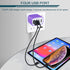 Wall Charger, USB Charger Adapter, AILKIN 4.8A 4Multi Port Fast Charging Station Power Base Block Plug Cube Brick for iPhone, iPad, Samsung Galaxy...