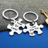 Anniversary Keychain Gifts for Her Him 1 Years Later I Still Pick You Key Ring Jigsaw Puzzle Piece Matching Pendant Keychain Set Couple Best frien...