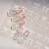 5D Embossed White Lace Bowknot Nail Art Stickers Pearl Bow Nail Stickers for Nail Art Supplies Retro Relief Bow Nail Decals Self-sdhsive Bow Stick...