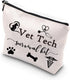 WCGXKO Veterinary Technician Gift Vet Tech Survival Kit Portable Travel Accessories Toiletry Bag Makeup Bag...