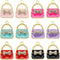 24pcs Mixed Colors Fashion Women Purse Bag Enamel Pendants Charms Gold Plated Ornaments for Necklace Bracelet Earring DIY Jewellery Making Supplie...