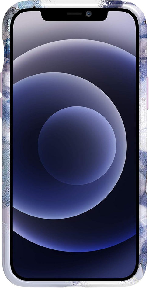 tech21 EcoArt Collage White and Blue for Apple iPhone 12 and 12 Pro 5G - Fully Biodegradable Phone Case with 10 ft. Drop Protection, Collage 2 Whi...