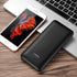 10000 mAh Portable Charger Power Bank,Slim External Battery Pack with Built in AC Wall Plug, USB C Cable Total 3 Different Cables Compatible with ...