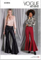 Vogue Misses' Bell Bottom Pants Sewing Pattern Kit, Design Code V1974, Sizes 16-18-20-22-24...