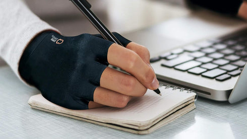 Copper Compression Arthritis Gloves | Fingerless Arthritis Carpal Tunnel Pain Relief for Men & Women | Hand Support Wrist Brace for Neuropathy, Rh...