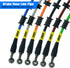 Motorcycle Hydraulic Brake Oil Hose - 28 28 Degree M10 Braided Steel Brake Clutch Oil Line Pipe for Dirt Bike Enduro Motocross Black 1100mm/43.31"...