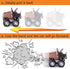 Dinosaur Toys for 3-7 Year Old Kids, Pull Back Dinosaur Cars for Kids, 4 Pack Set Car Toys, Gift Toys Dino Cars...