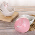 VanEnjoy Ceramic Japanese Dipping Bowl Soy Sauce Seasoning Dishes Soy Dipping Sauce Dishes set of 4, Floral pattern with Flower shape (leaves) (fr...
