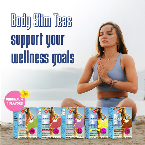 Uncle Lee’s Body Slim Dieters Tea, Detox & Slimming Tea – Senna, Hibiscus Flower & Pomegranate Flavor, Natural Laxative, Caffeine-Free Herbal Tea ...