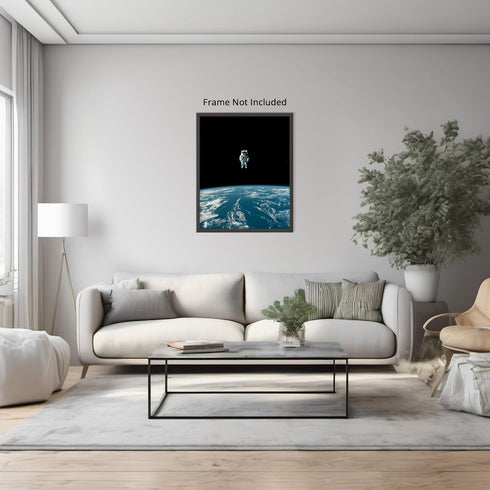 Posterizer 1 pcs-astronaut floating alone in space-Astronomy & Celestial Art-Gift for Men Women Teens-Decor for Home & Office- unframed wall art...
