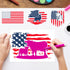 12pcs American Flag Stencil Star Stencils for Painting Union 50 Stars 1776 Military We The People Template for Flag Patriotic Wood Burning Stencil...