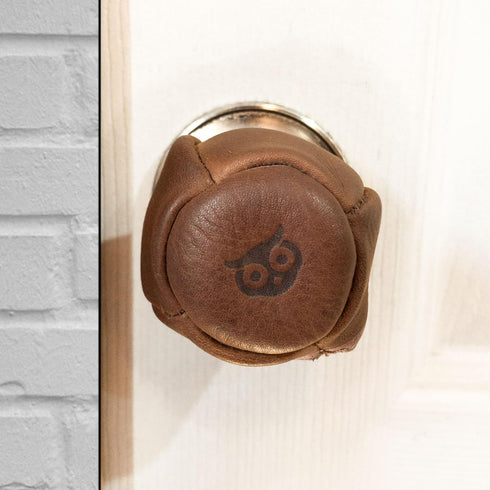Hide & Drink, Stylish Door Knob & Car Gear Cover, Safety Multi-Purpose Cover, Proof Doors, Baby Proof Door Knob Cover, Full Grain Leather, Handmad...