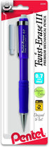 Pentel Twist-Erase Express Automatic Pencil, 0.7mm, Medium Line, Assorted Fashion Colors (QE517FEBPM)...