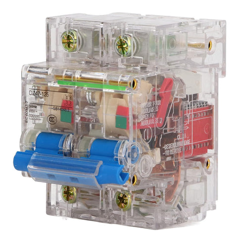 Transparent Circuit Breaker, Easy Observation Circuit Breaker 400V 2P for Overload Protection(#3)...