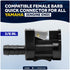 Five Oceans Yamaha 3/8" Barb Female Fuel Line Connector, Fits Engine End and Tank End Male Fitting - FO2888...