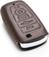 Vitodeco Leather Smart Key Fob Case Compatible with Ford Escape 2025, Bronco 2025, Explorer 2025, Edge 2025, Expedition 2025, F-150, Mustang 2025,...