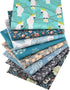 Hanjunzhao Animal Parrot Floral Fat Quarters Fabric Bundles, Quilting Fabric for Sewing Crafting, 18 x 22 inches...