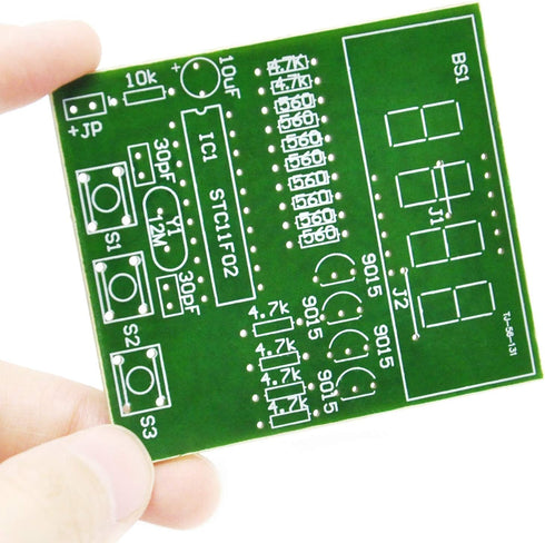 Gikfun C51 4 Bits Digital LED Electronic Soldering Clock Kits Electronic Practice Learning Board DIY Kit for Arduino EK1939......