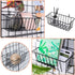 3 Pack Wire Baskets,Wall Grid Panel Hanging Wire Basket,Wall Storage and Display Basket for Cabinet & Pantry Organization and Kitchen,Bathroom,Bed...