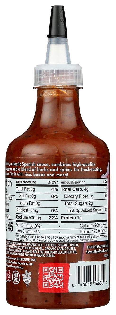 SKY VALLEY Organic Red Sofrito Sauce, 13 OZ...