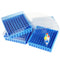 Cryogenic Storage Box - PC Cryogenic Boxes?Blue/81-Well,for 0.5, 1.5 and 2.0mL Cryotubes (Pack of 1)...