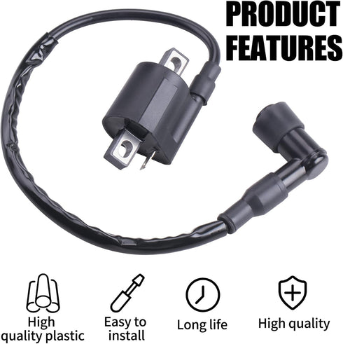 IGNITION COIL NEW Compatible with Yamaha PW 50 PW50 1981-2009 PW 80 PW80 1981-2009...