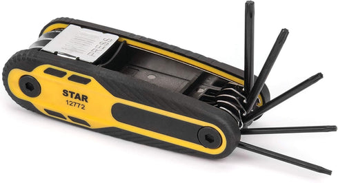 Titan 12772 8-Piece Locking Folding Star Key Set...