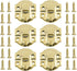 6pcs Antique Latch Hasps?LBTODH Wooden Box BuckleLock forJewelry Box/Gift Box/Doll House and Other Decorative Accessories?Gold?...