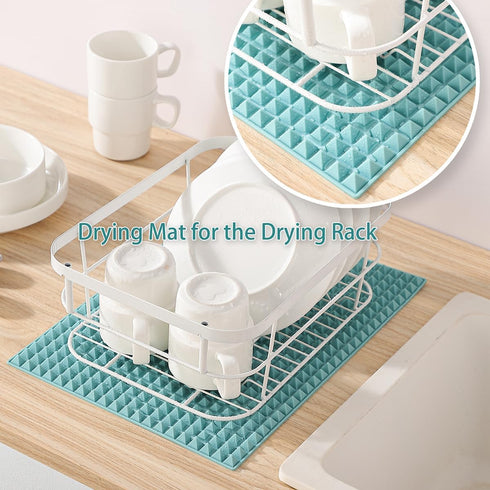 Colinda Silicone Dish and Cup Drying Mat - Extra Large Trivet for Hot Dishes, Large Size Hot Pots and Pads Coming Directly Out from the Stove or O...