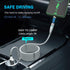 AICase Magnetic Charging Cable, Super Organized Retractable Fast Charging Cable,3 in 1 Self Winding Phone Cable with Data Transmission, Cable for ...
