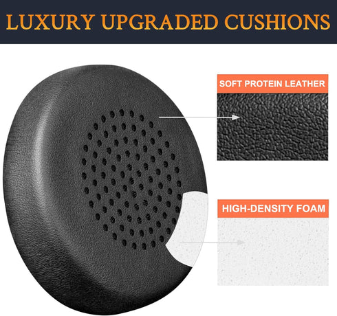 SOULWIT Earpads Replacement for Skullcandy Uproar Wired/Wireless Bluetooth On-Ear Headphones, Ear Pads Cushions with Softer Leather, Noise Isolati...