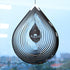 Wind Spinner 12-inch 3D Stainless Steel for Garden Decor, Little Stone - Worth Gift Holiday Decor GWS...
