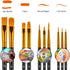 Paint Brushes Set, 60 Pcs Paint Brushes for Acrylic Painting, Oil Watercolor Acrylic Paint Brush, Artist Paintbrushes for Body Face Rock Canvas, K...