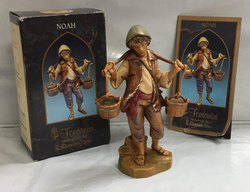 Fontanini by Roman Inc., Noah The Water Boy, 5" Collection, Nativity Figure and Accessories, Hand Sculpted and Painted...