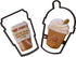COFFEE COOKIE CUTTERS Espresso Café Americano Coffee To Go Latte Mocha And Iced Coffee Brew Cappuccino Cookie Cutters Made In The USA (2 Pack)...