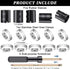 Ferraycle Fixing a Sinking Office Chair Cylinder Alternatives 10 Pieces Stainless Steel Hose Clamps 5 Pieces Gas Lift with Dual-Purpose Screwdrive...