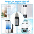 Dissolved Hydrogen Test Reagent Measuring Molecular Hydrogen Concentration in Water Blue Drops for Hydrogen Water Generator Bottle Hydrogen Machin...