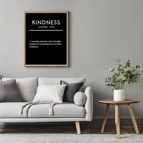 Posterizer 1 pcs-Kindness is Loaning Your Strength-Quotes-Motivational & Inspirational Art- Living Room Bedroom Decor- unframed wall art...