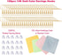 Earring Hooks for Jewelry Making - 120 pcs/60 Pairs Hypoallergenic 14K Gold Ear Wires Fish Hooks for Jewelry Making, Jewelry findings Parts with 1...