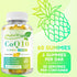 CoQ10 Gummies, Coenzyme Q10 Supplement 200mg, High Absorption CoQ10 Supplement for Cellular Energy and Immune Health, Vegan, Gluten Free, Pineappl...