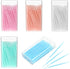 500pcs Double Head Dental Floss Interdental Brush 2-in-1 Disposable Plastic Multicolor Dental Pick Braces Cleaner Brush Oral Care Toothpicks (5 Pa...