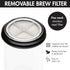 Primula Press and Go Iced Tea Maker, Travel Tumbler, Infuser Bottle, Leak-proof Flip-top Lid with Carry Loop, Dishwasher Safe, Made without BPA, 1...