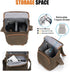 CADeN Compact Camera Bag Case Canvas Leather Trim Compatible for Nikon, Canon, Sony Mirrorless Camera and Lenses Waterproof, Camera Shoulder Messe...