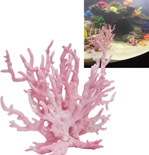 Artificial Aquarium Coral Ornament Plastic Fish Tank Plants Decoration for Aquarium Landscape...