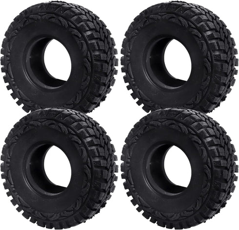 1.9 Crawler Tires with Foam Inserts for Traxxas TRX-4 Axial SCX10 II III 1/10 RC Rock Crawler Car...