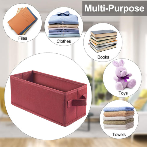 CD Storage Boxes - Pack of 2 CD Case Storage- 13.2" x 5.9" x 5.3", Container holds 30 CDs in full jewel cases, 60 CDs in slim cases, and 165 discs...