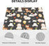 Farm Animal Dish Drying Mat for Kitchen Counter Cute Kitchen Mat Microfiber Kitchen Countertop Absorbent Reversible Drainer Rack Pad Dish Drying M...
