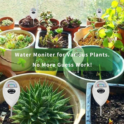 Soil Moisture Meter, 2 Pack Soil Moisture Monitor for House Plants, Soil Hygrometer Moisture Sensor for Indoor & Outdoor, Garden, Farm, Lawn Plant...